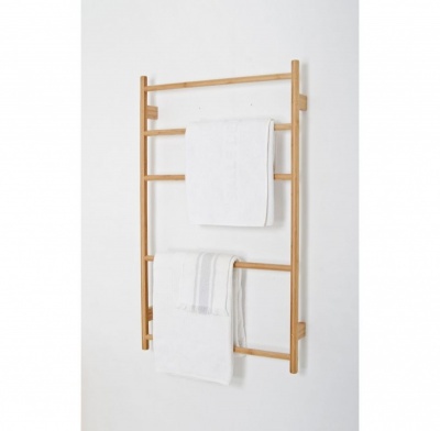 Arena Bamboo Wall Bar Towel Ladder